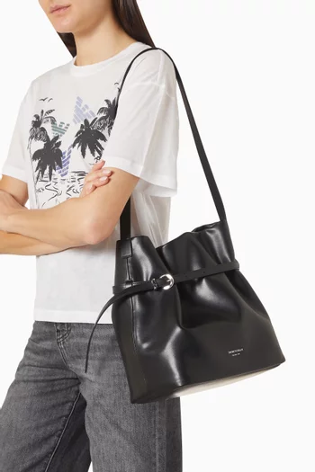 Bucket Bag in Smooth Leather