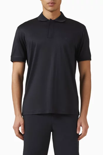 Polo Shirt in Cotton & Lyocell