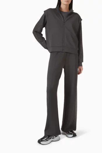 Rhinestone Embellished Sweatpants