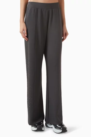 Rhinestone Embellished Sweatpants