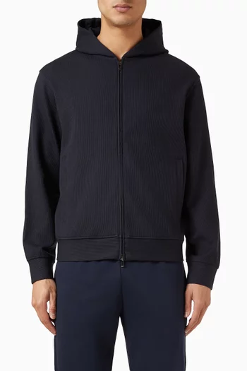 Zip Hoodie in Cotton-blend