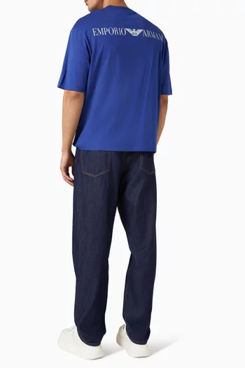 تي شيرت بشعار الماركة قطن