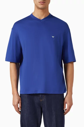 تي شيرت بشعار الماركة قطن