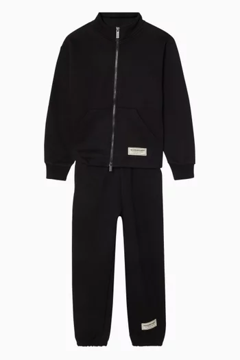 جاكيت بسحاب مضلع قطن