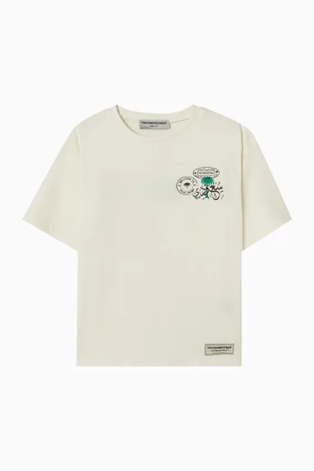 Saudi Logo T-shirt in Organic Cotton-jersey