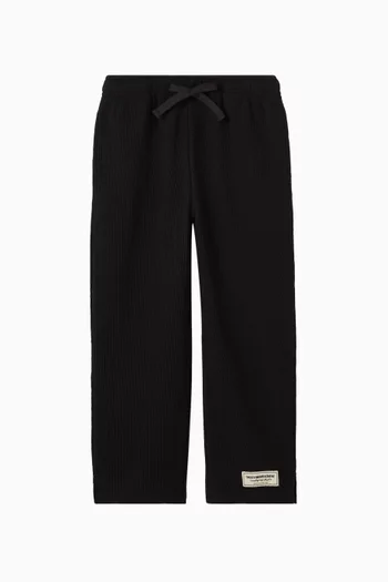 Lounge Sweatpants in Ribbed Cotton