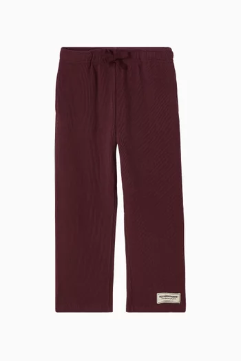 Lounge Sweatpants in Ribbed Cotton