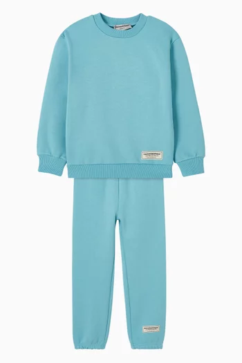 Relaxed Cuffed Sweatpants in Cotton