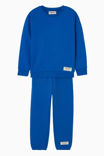 Relaxed Cuffed Sweatpants in Cotton