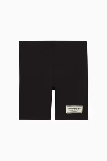 Biker Shorts in Recycled Softskin