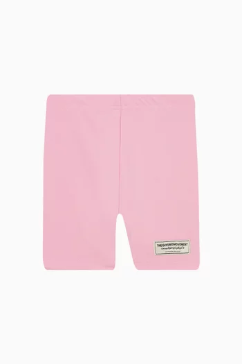 Biker Shorts in Recycled Softskin