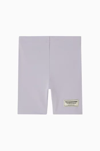 Biker Shorts in Recycled Softskin