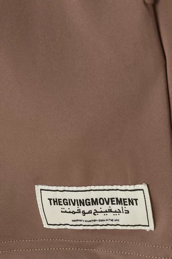 Relaxed Shorts in Recycled Softskin