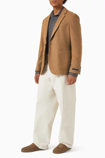 جاكيت صوف بكر وكشمير بوس × بيكهام