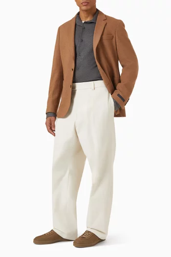 بنطال بنقشة دقيقة قطن بوس × بيكهام