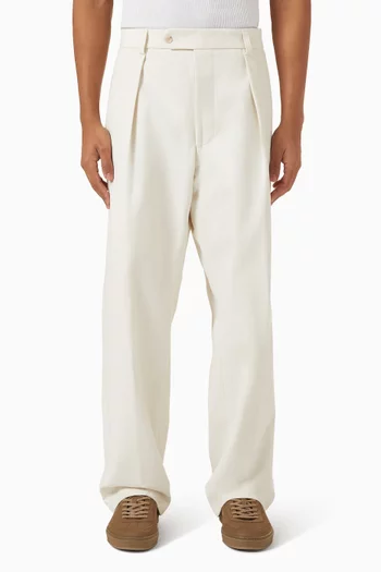 بنطال بنقشة دقيقة قطن بوس × بيكهام