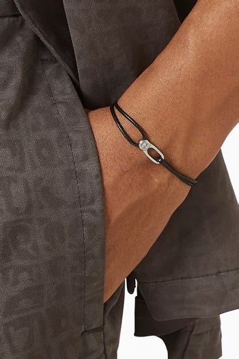 String Hook Bracelet in Stainless Steel