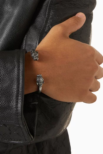 Panther Bangle in Stainless Steel