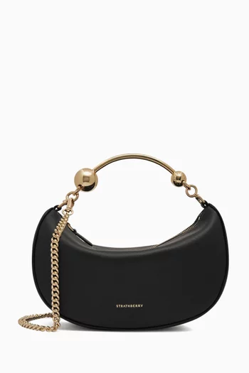 Crescent Moon Mini Bag in Calf Leather