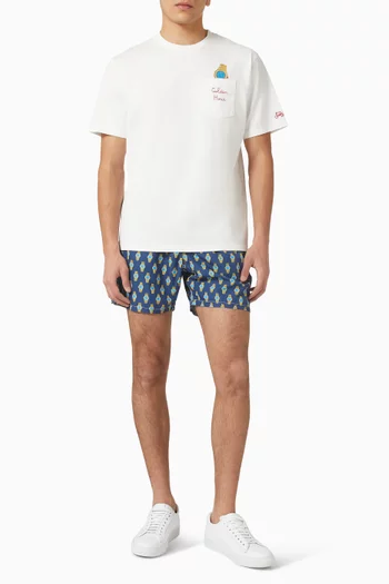 Watch Print Lighting Micro Fantasy Swim Shorts