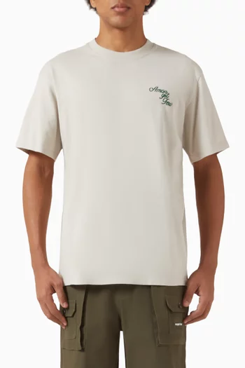 Fancy Logo T-shirt in Cotton