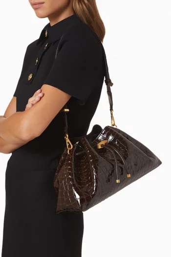 حقيبة كتف إم برباط تضييق جلد