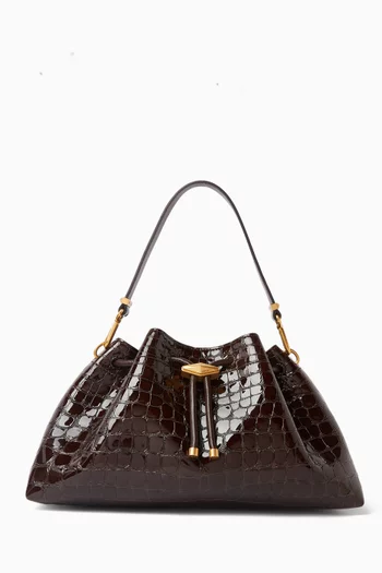 حقيبة كتف إم برباط تضييق جلد