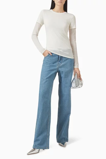 Cipolla Double-layer T-shirt in Merino Wool