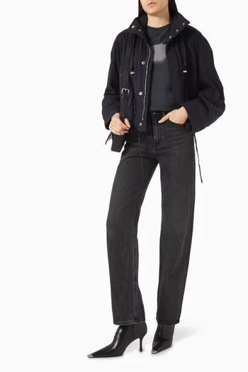 جاكيت بجيوب كارغو قطن