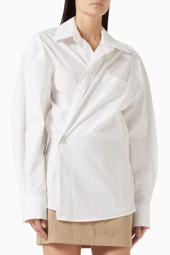 Wrap Mini Dress in Cotton