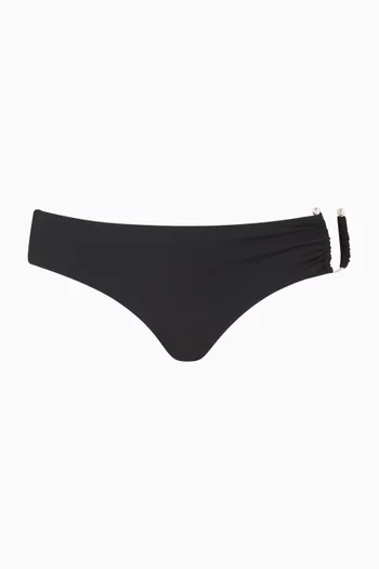 Ruched Crescent Side Bikini Briefs