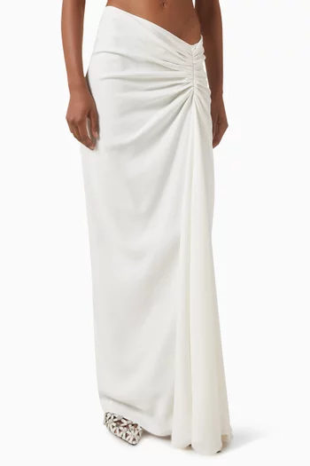 تنورة بكشكش على الجانب جيرسيه