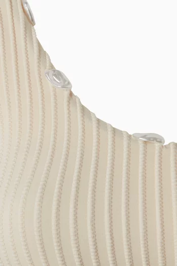 قطعة بيكيني علوية غايا مزينة بصدف