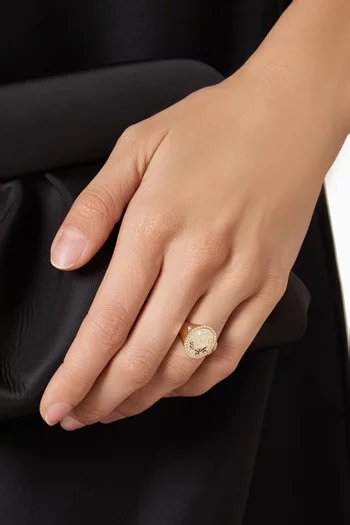 The Savannah Signet Ring in 9kt Gold