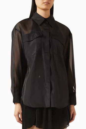 Oasis Pocket Shirt in Organza