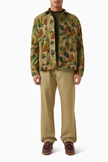 قميص بيري بنمط جاكيت قماش مقاوم للتمزق