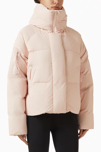 جاكيت شيلي ووك بتصميم منفوخ قماش إندورا لوكس معاد تدويره