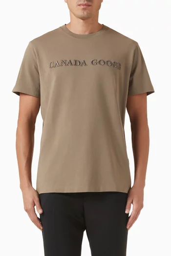 Emersen Embossed T-shirt in Cotton