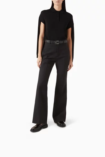 Bar Loafers in Brushed Calfskin Leather