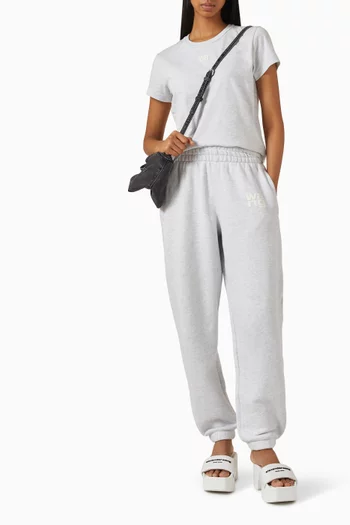 تي شيرت بشعار الماركة بتصميم منفوخ جيرسيه