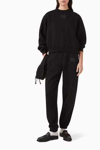 Puff-logo Sweatshirt in Terry