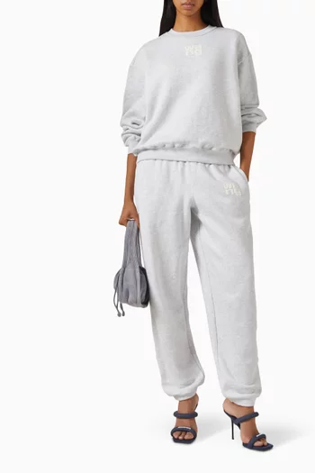 Puff-logo Sweatshirt in Terry