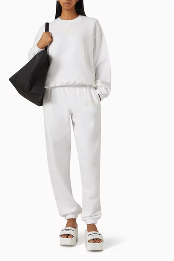 Puff-logo Sweatshirt in Terry