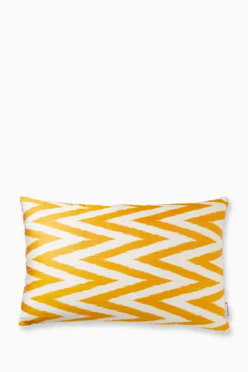 Ikat Double-sided Cushion in Silk