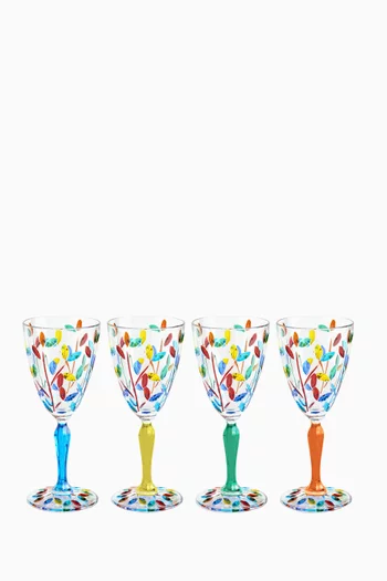 طقم كؤوس كريستال، 4 قطع