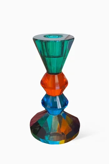 Candlestick Holder in Crystal Glass