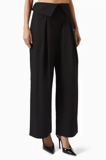 بنطال باك تو مي قماش بدل