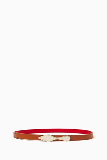 حزام بيتينا بوجهين جلد عجل