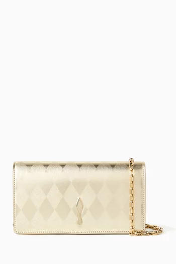 Bettina Clutch in Laminated Nappa