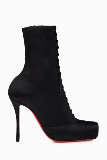 Pavlova 100 Boots in Crepe Satin